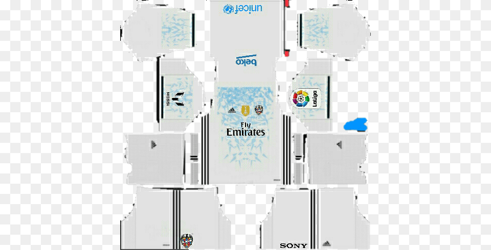 Dream League Soccer Kits Kits Real Madrid 2019 Dream League Soccer, Clothing, Vest, Lifejacket, Diaper Free Png Download