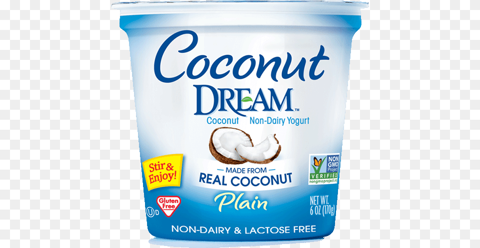 Dream Non Dairy Yogurt Milk, Dessert, Food, Fruit, Plant Free Transparent Png