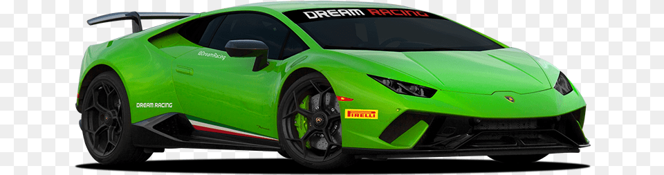 Dream Racing Driving Experience Lamborghini Green Race Cars, Wheel, Car, Vehicle, Coupe Png