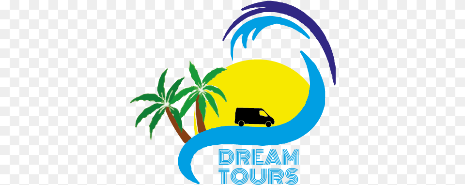 Dream Tours Palm Trees Decals Vinyls, Car, Transportation, Vehicle Free Png