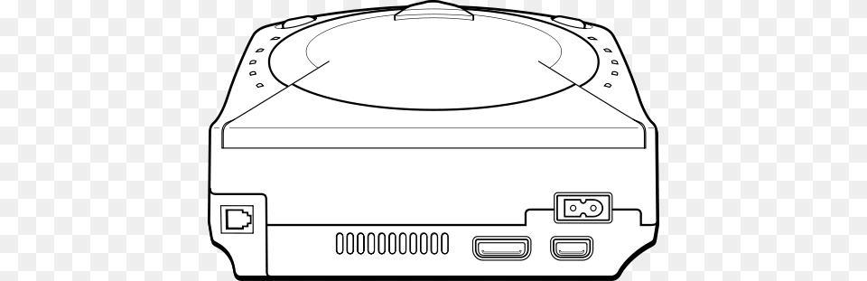 Dreamcast Diagram2 Svg Computer File, Computer Hardware, Electronics, Hardware, Cd Player Free Png Download