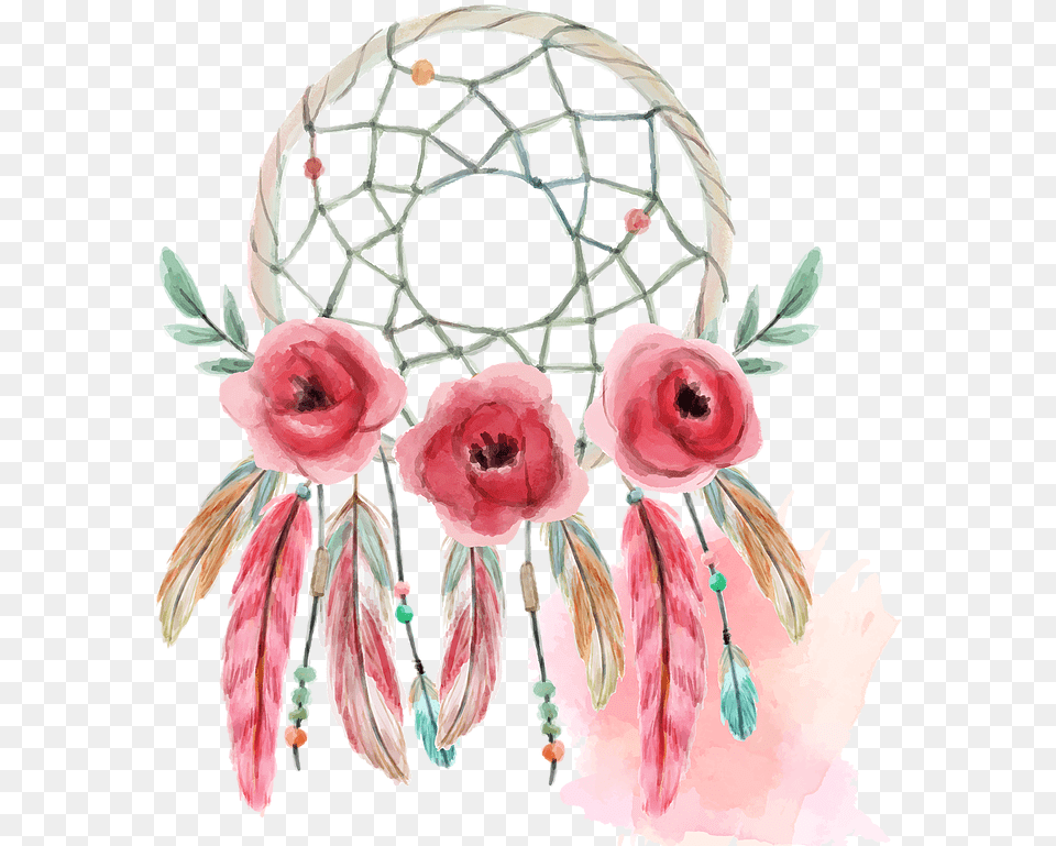 Dreamcatcher, Embroidery, Pattern, Art, Flower Png Image