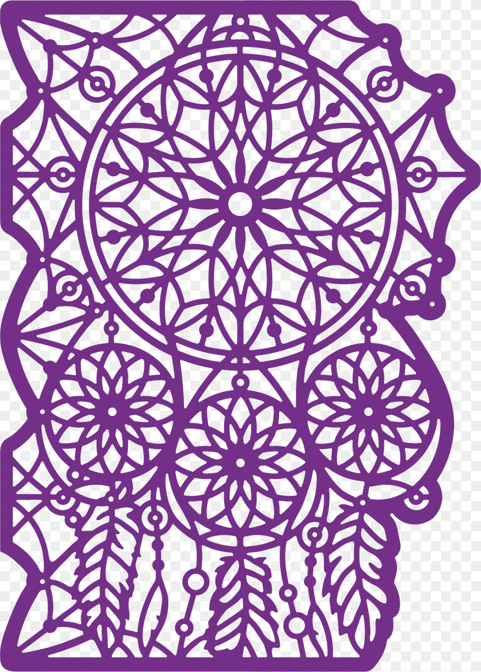 Dreamcatcher, Purple, Pattern, Lace Png Image