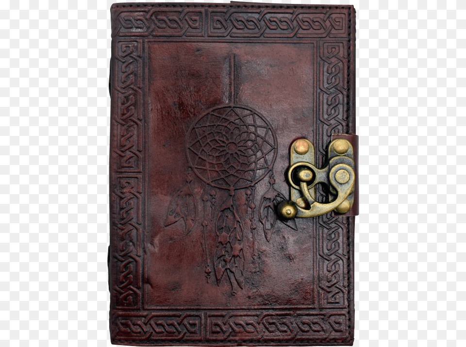 Dreamcatcher Embossed Leather Journal Carving, Handle, Bronze Free Png Download