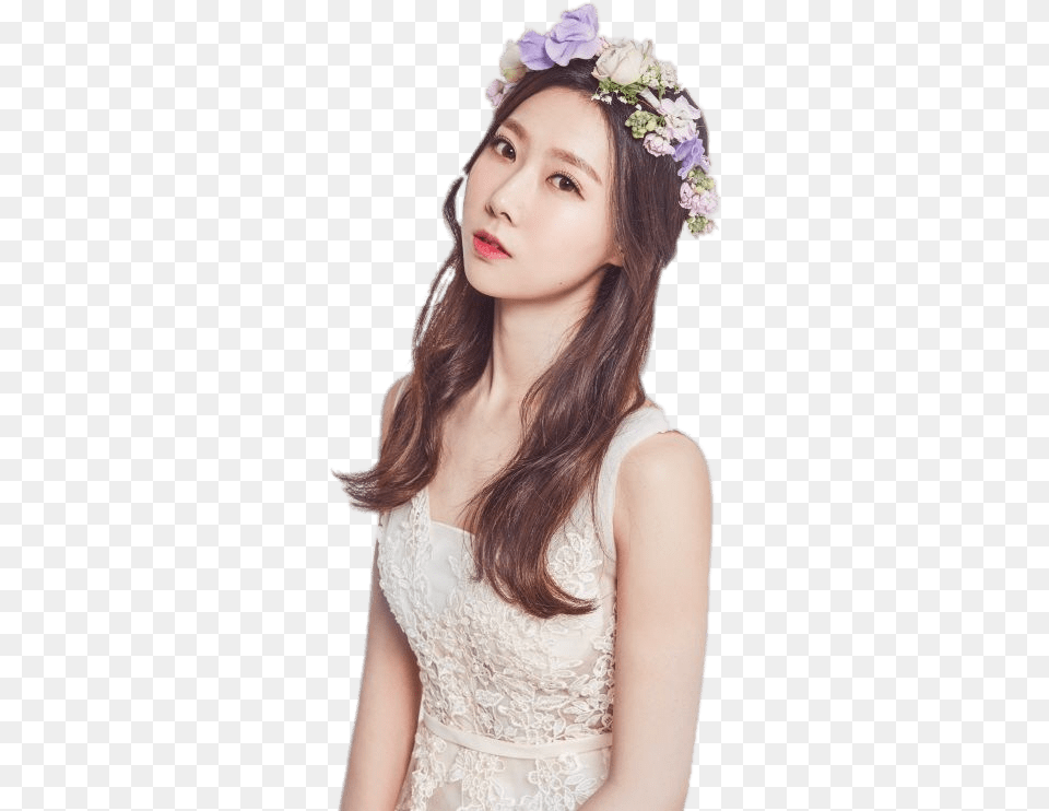 Dreamcatcher Handong Flowers In Hair Handong Photoshoot, Accessories, Wedding, Person, Hat Free Png Download