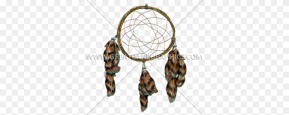 Dreamcatcher Production Ready Artwork For T Shirt Printing, Hoop, Accessories, Earring, Jewelry Free Png Download