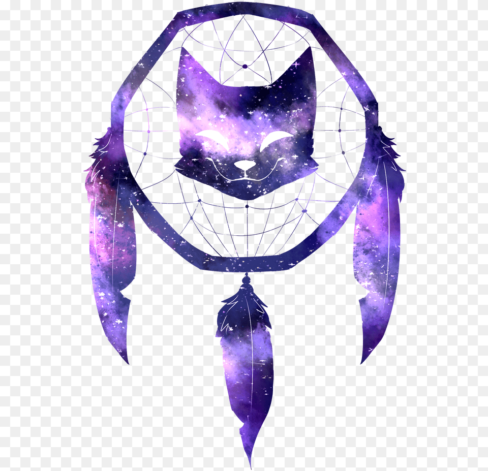 Dreamcatcher Transparent Purple Galaxy, Crystal, Accessories, Adult, Male Png