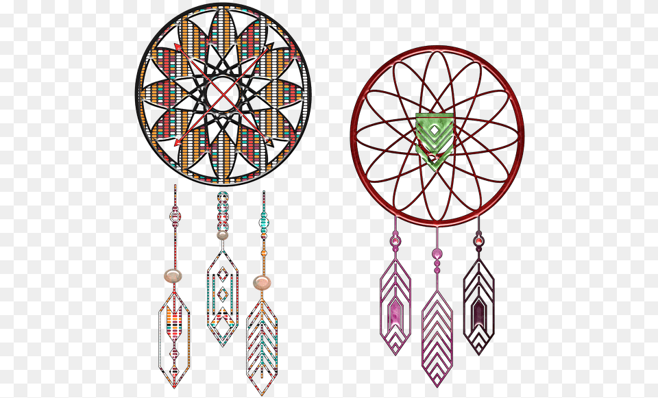 Dreamcatcher Watercolor Feathers On Pixabay Indian Flag Ashoka Chakra, Accessories, Art, Earring, Jewelry Free Png Download