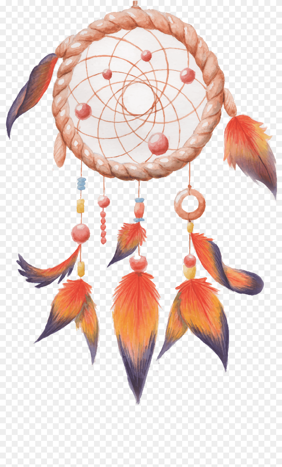 Dreamcatcher Watercolor Painting Water Color Painting Dream Catcher, Art, Accessories, Earring, Jewelry Png