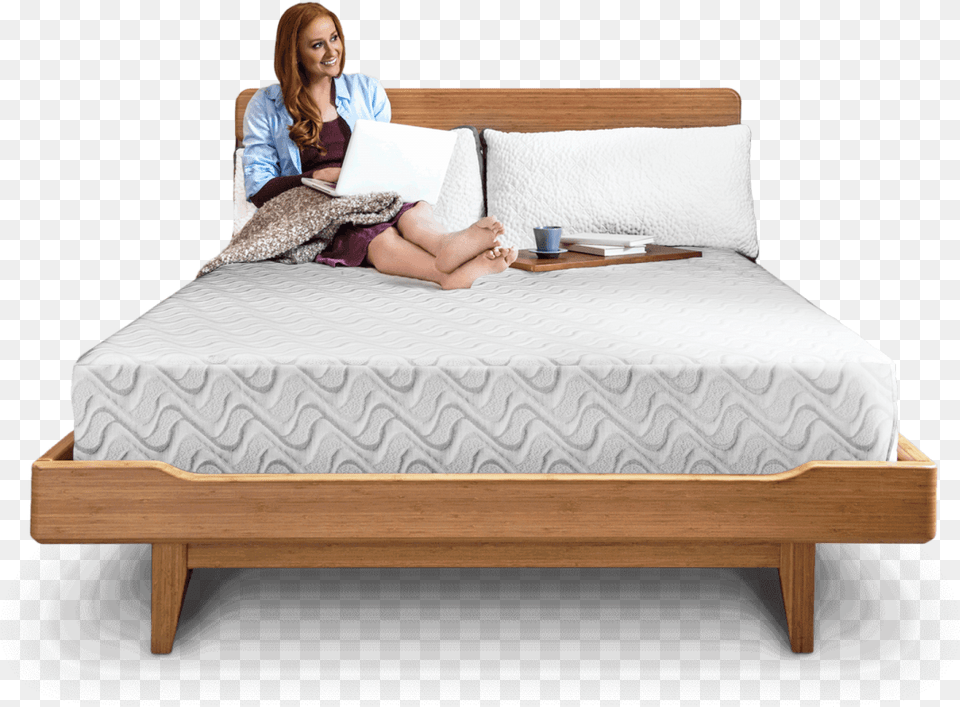 Dreamcloud Vs Nectar Read Before You Buy Mattress, Furniture, Adult, Female, Person Free Png