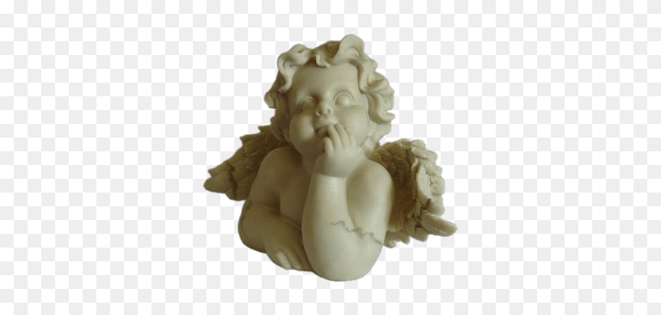 Dreaming Cherub, Angel, Baby, Person, Beverage Free Png Download