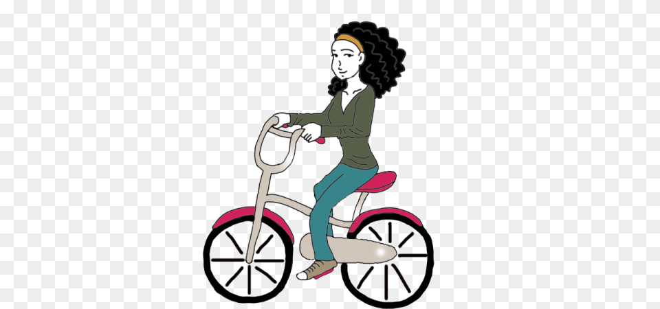 Dreams About Riding A Bike In The Dark, Adult, Person, Woman, Female Free Png