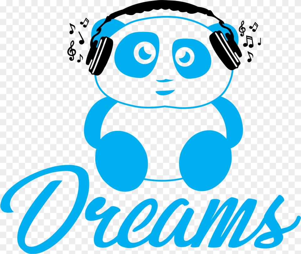 Dreams Music Launches Merchandise With Cute Panda Logo Free Png Download