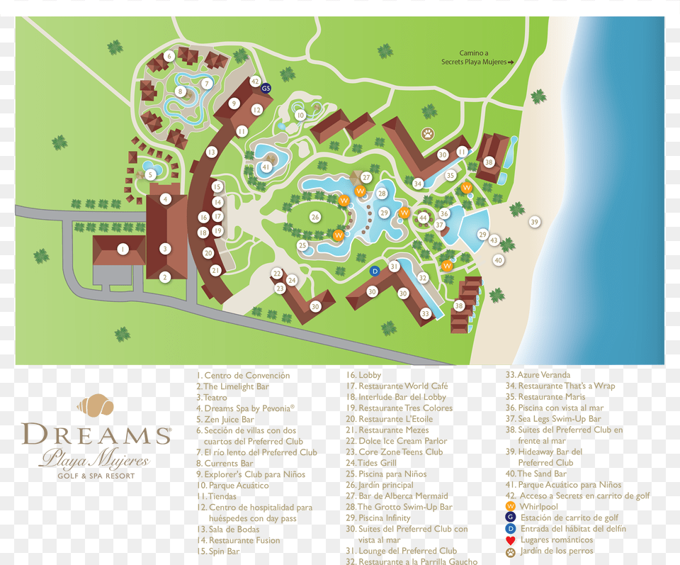 Dreams Playa Mujeres Map, Architecture, Building, Campus, Chart Free Transparent Png