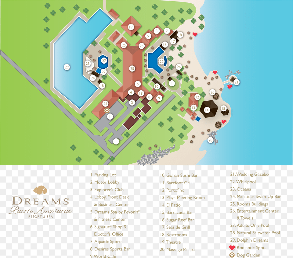 Dreams Puerto Aventuras Resort And Spa Map, Chart, Plot, Architecture, Building Png Image