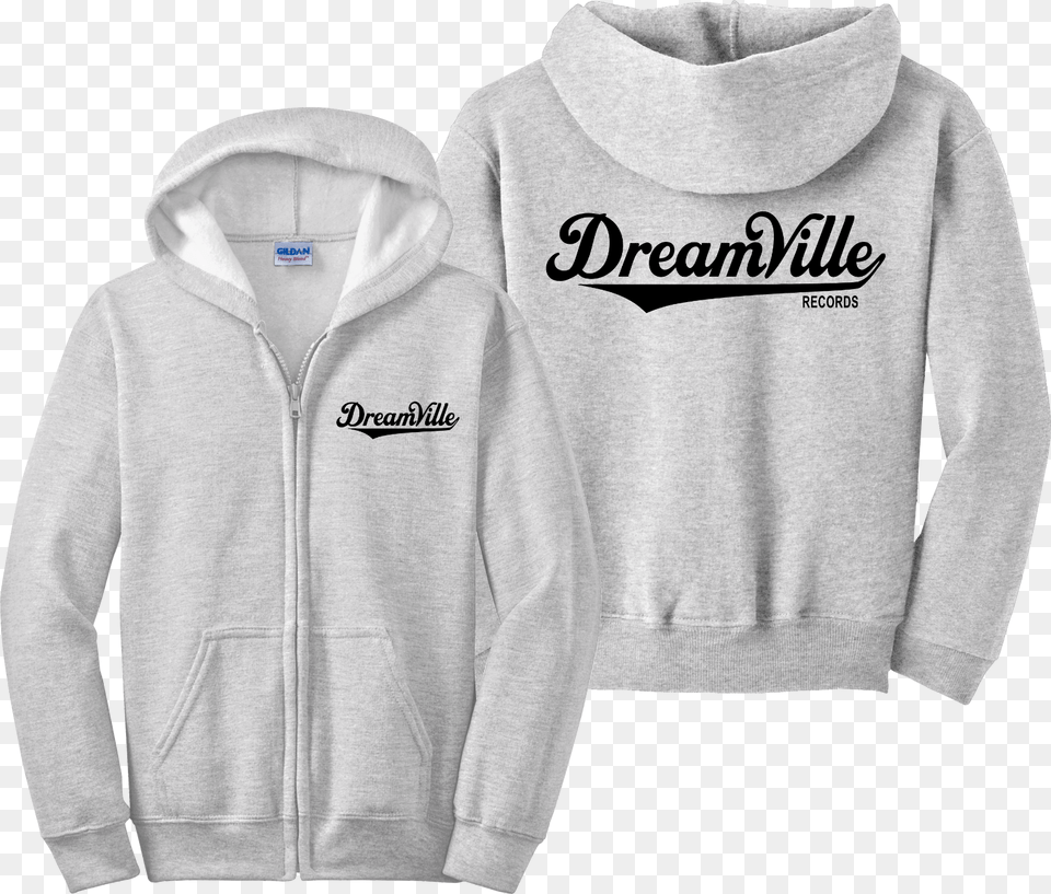 Dreamville Zip Up Hoodie J Cole Kod Tour Tde Records Dreamville Records, Clothing, Knitwear, Sweater, Sweatshirt Free Png