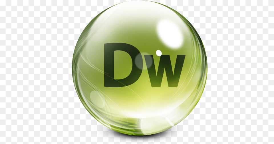 Dreamweaver Icon Myiconfinder Logo Adobe Dreamweaver Cs6, Green, Sphere, Disk Free Png Download