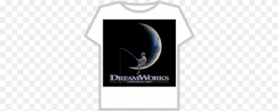 Dreamworks Logo1 Roblox Shirt Roblox, Clothing, T-shirt, Astronomy, Moon Free Transparent Png