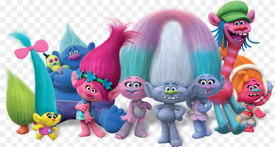 Dreamworks Trolls, Doll, Toy, Baby, Face Png Image
