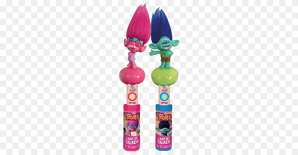Dreamworks Trolls Character Light Sound Wand Candy Toy Great, Baby, Person, Bottle Free Transparent Png