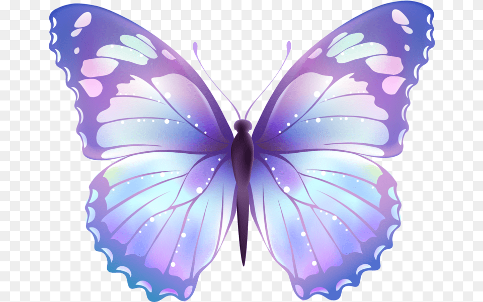 Dreamy Butterfly Official Psds Purple And White Butterfly, Animal, Insect, Invertebrate Free Png Download