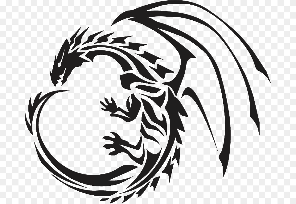Dreamy Flying Dragon Tattoo Design Dragon Tattoo Background, Ammunition, Grenade, Weapon Free Transparent Png