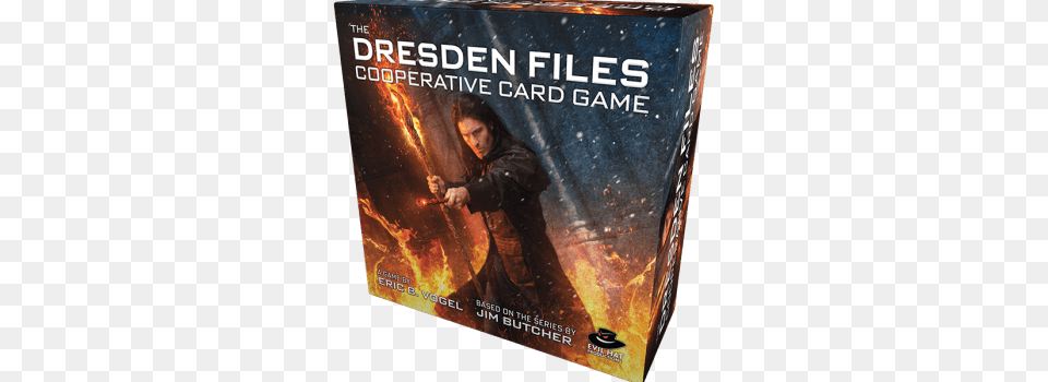 Dresden Files Dresden Files Cooperative Card Game, Book, Publication, Adult, Female Png