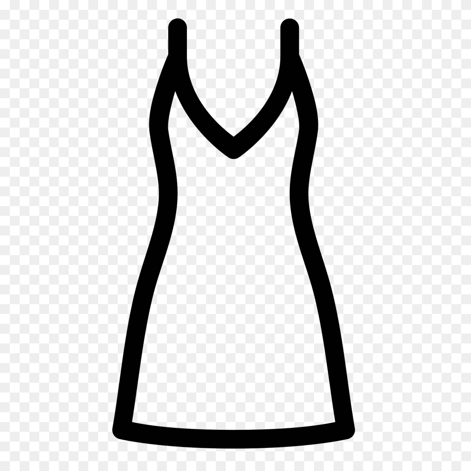 Dress, Gray Free Png