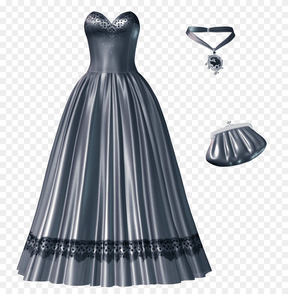 Dress, Clothing, Evening Dress, Fashion, Formal Wear Png Image
