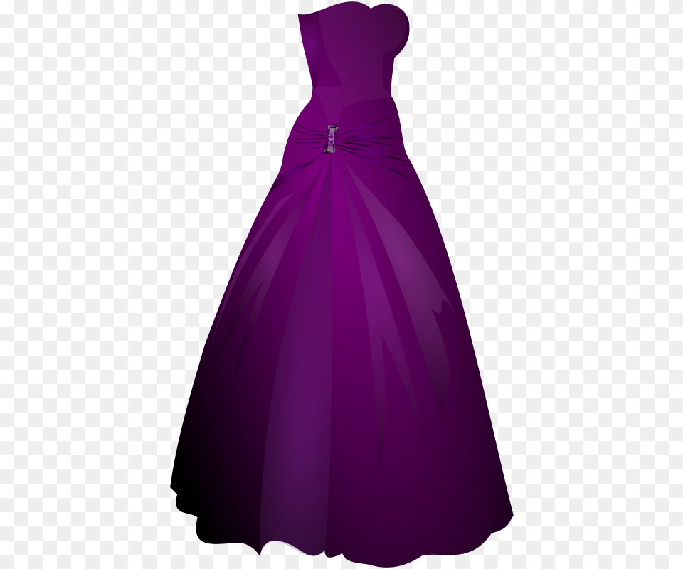 Dress Clipart, Clothing, Evening Dress, Fashion, Formal Wear Png Image