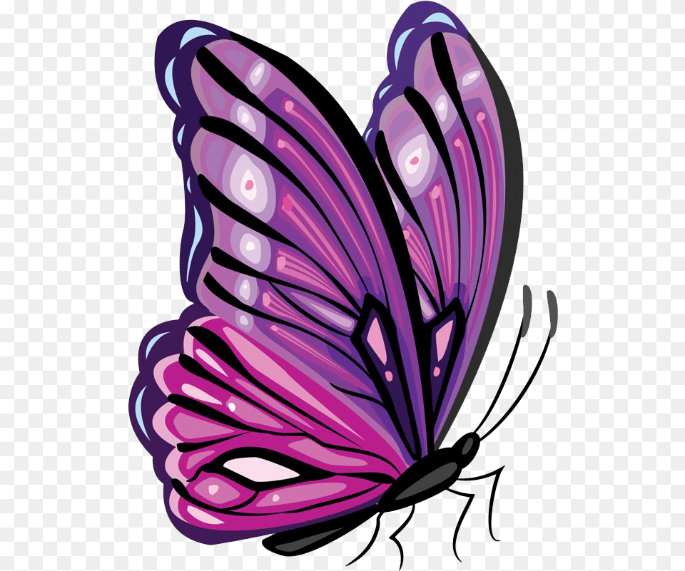 Dress Clipart Butterfly Purple Pink Butterfly, Person, Animal, Insect, Invertebrate Png Image