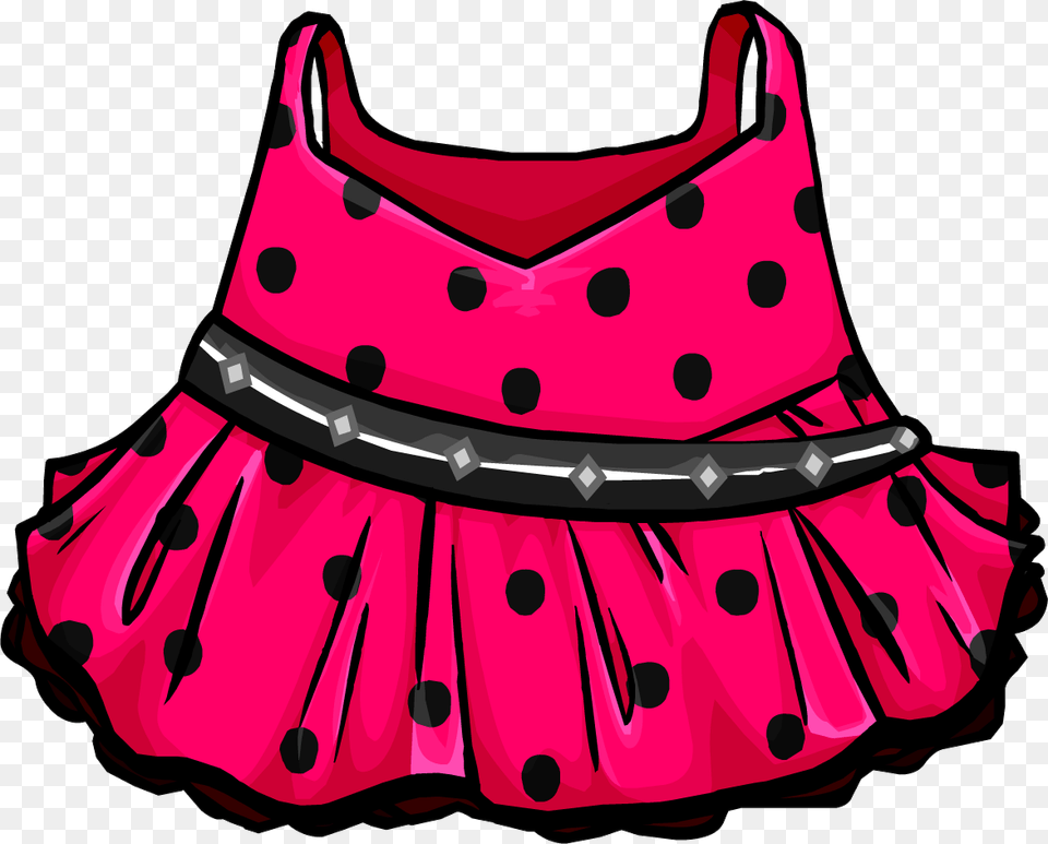 Dress Clipart Pink Polka Dot, Clothing, Pattern, Skirt, Accessories Png