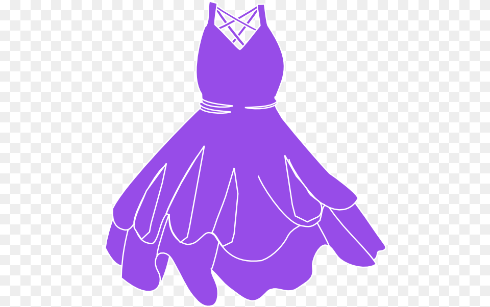 Dress Clipart Purple Dress Clipart, Clothing, Fashion, Formal Wear, Gown Png Image