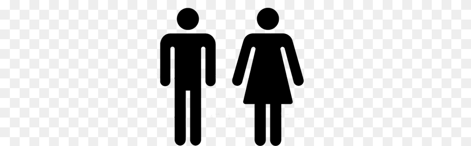 Dress Code Male Female Toilet Signs, Sign, Symbol Free Transparent Png