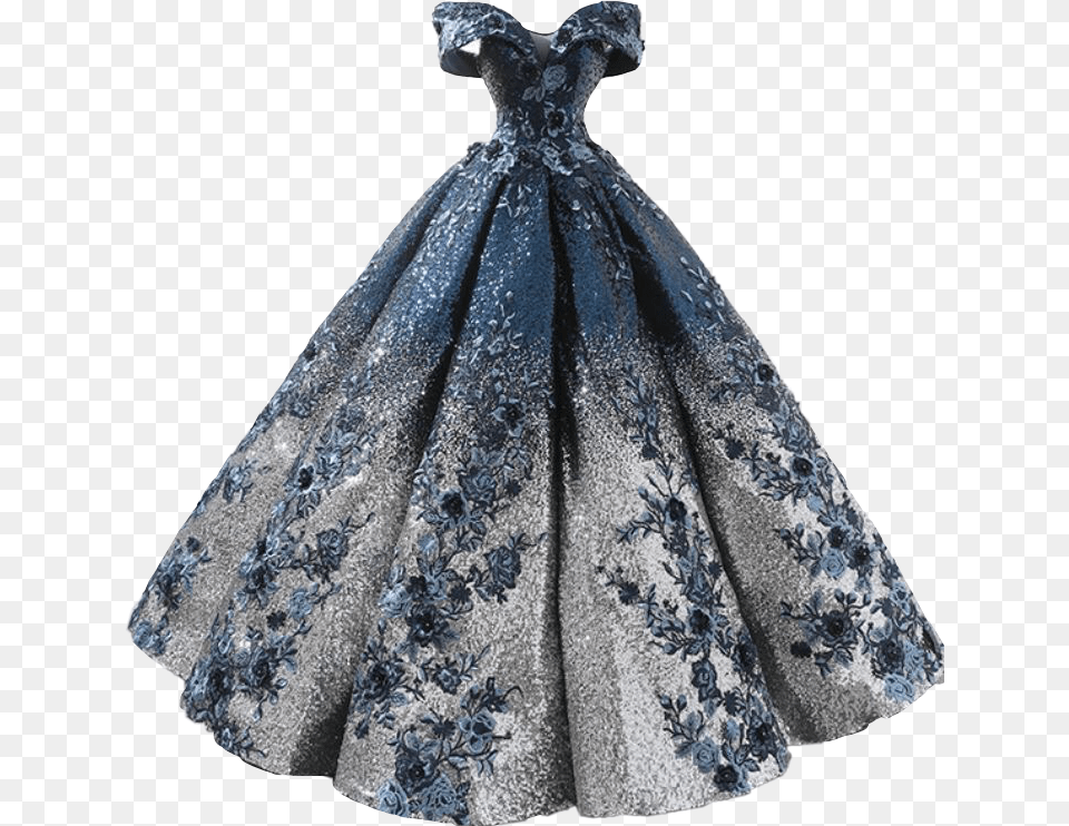 Dress Dresses Dress Style Dress Vestido Vestidos Blue Floral Quince Dresses, Formal Wear, Clothing, Fashion, Gown Free Png