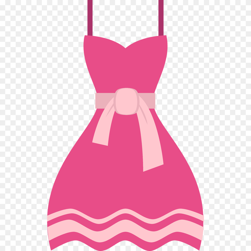 Dress Emoji Clipart, Clothing, Formal Wear, Swimwear, Accessories Free Png Download