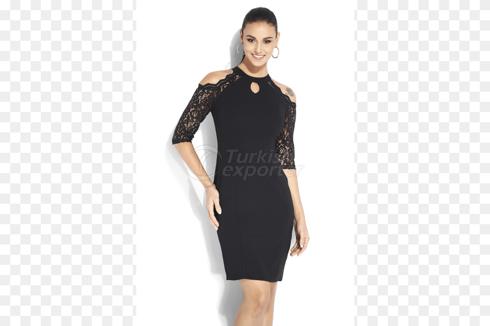 Dress Little Black Dress, Adult, Sleeve, Person, Long Sleeve Png Image
