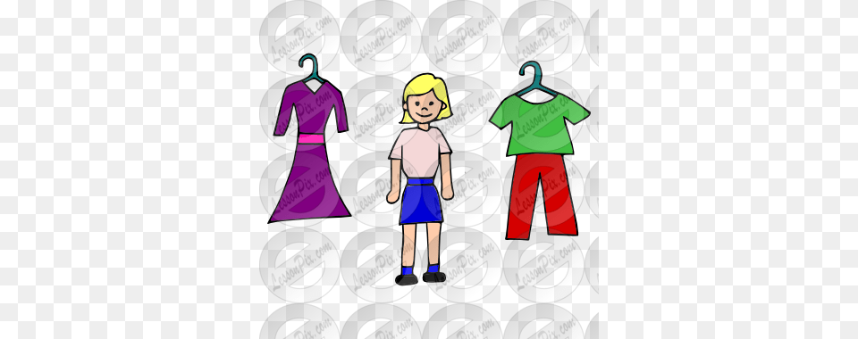 Dress Picture For Classroom Therapy Use, T-shirt, Clothing, Person, Baby Free Png Download