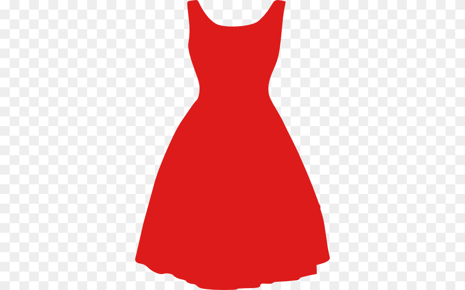 Dress Red Clipart, Clothing, Evening Dress, Fashion, Formal Wear Free Png Download