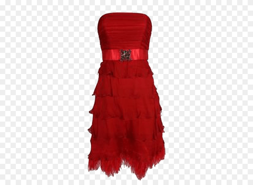 Dress Red Short, Clothing, Formal Wear, Evening Dress, Velvet Png Image