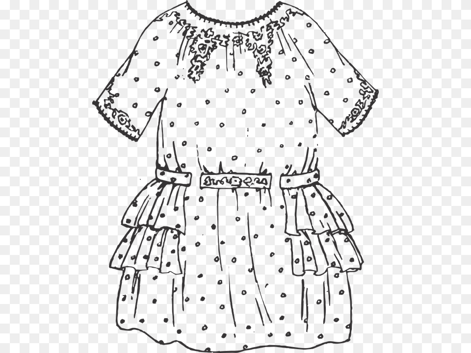 Dress Vintage Retro Paper Doll Clothing Fashion Paper Doll, Blouse, Pattern, Person Free Png Download