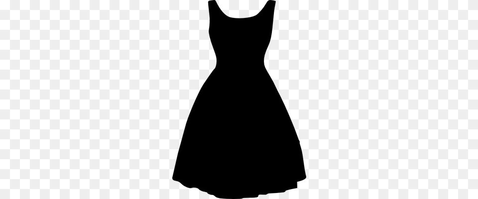 Dress Wedding Sideview Transparent, Gray Free Png Download