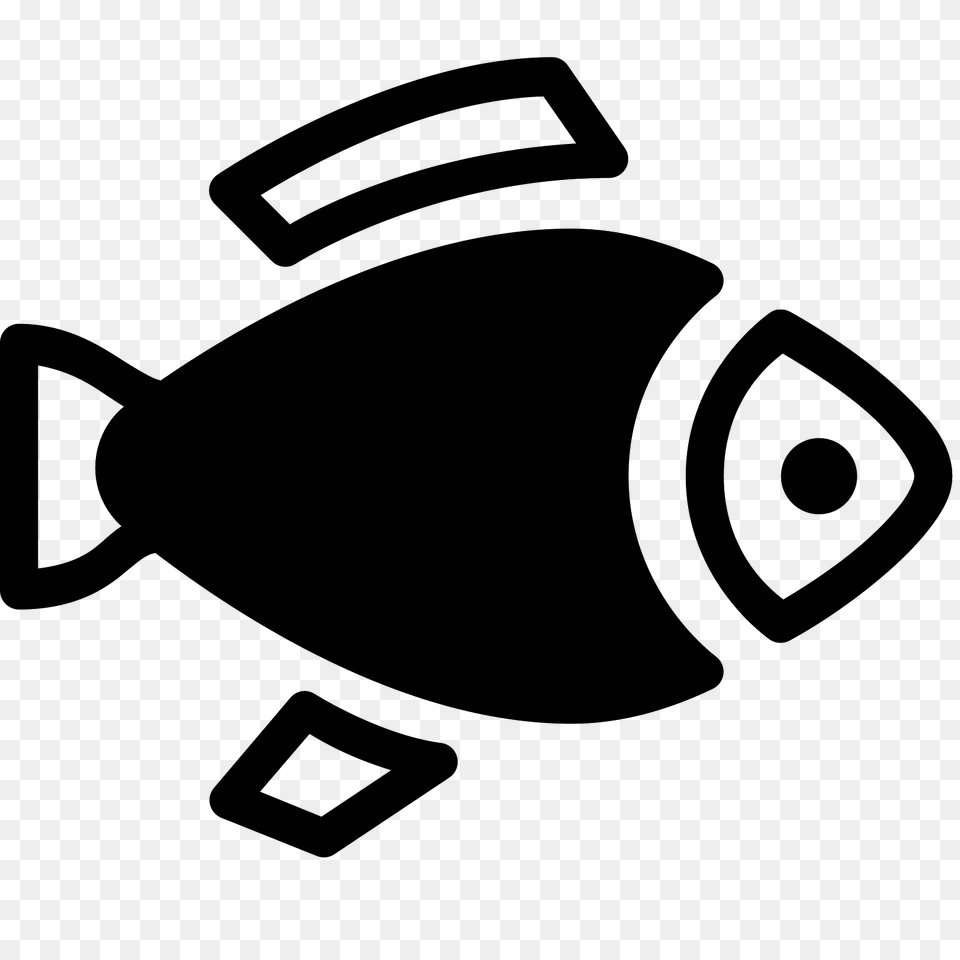 Dressed Fish Filled Icon, Gray Png Image