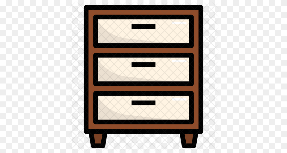 Dressers Icon Drawer, Cabinet, Furniture, Dresser, Mailbox Free Png Download