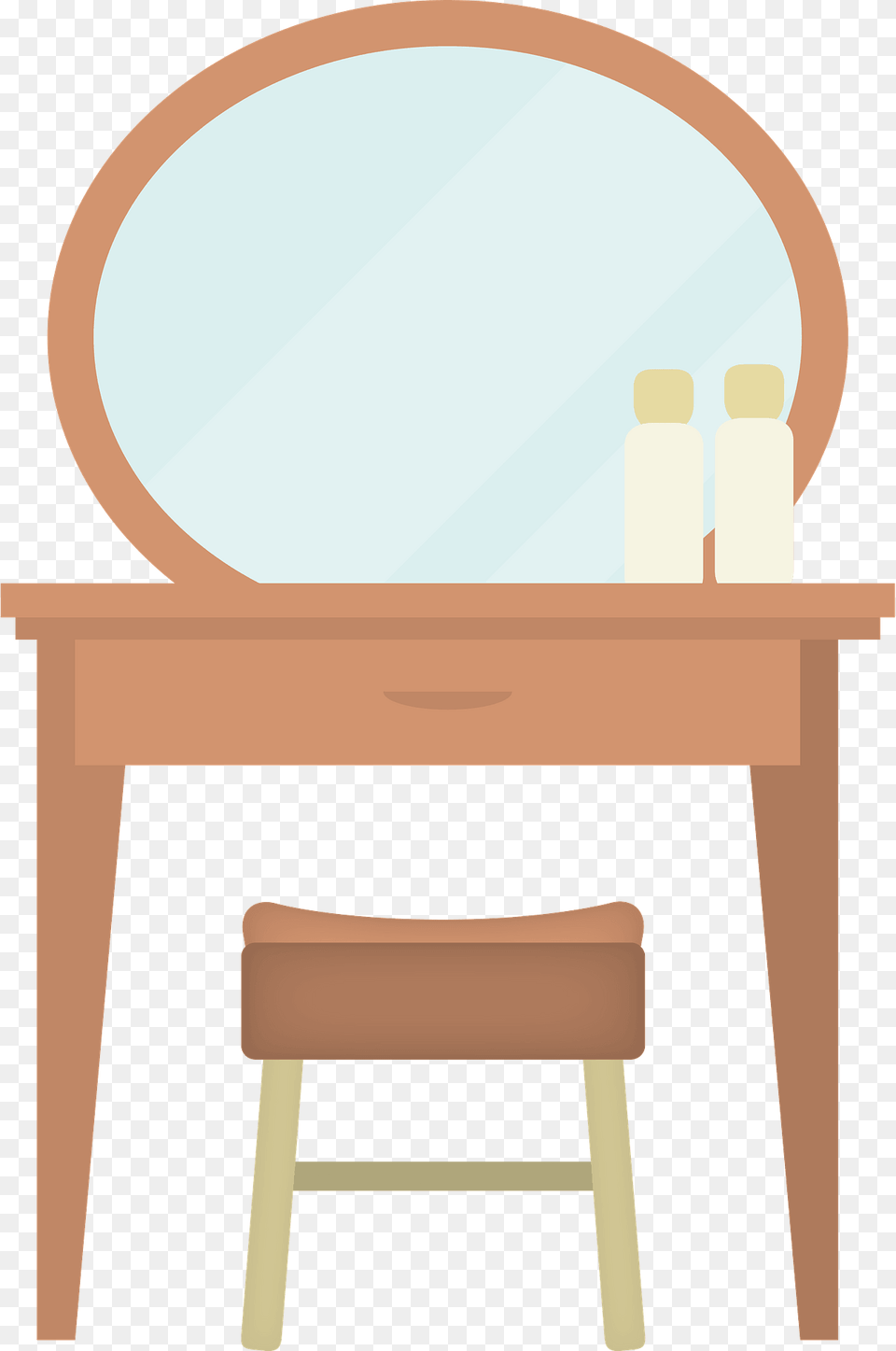 Dressing Table Furniture Clipart, Chair Free Transparent Png