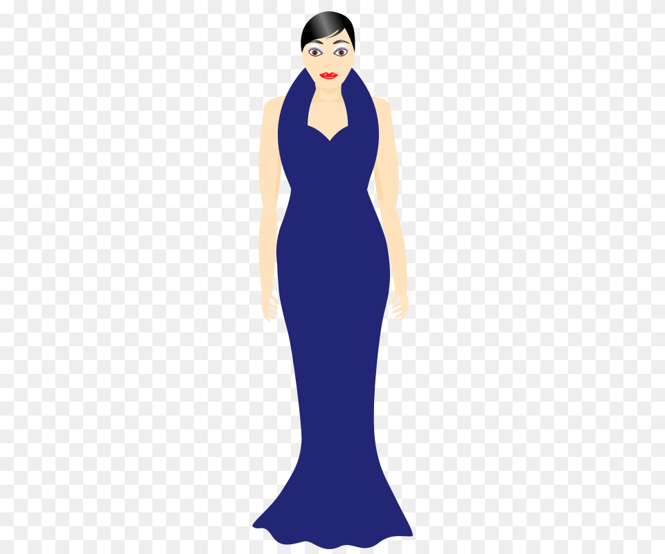 Dressy In Blue, Adult, Person, Gown, Formal Wear Free Png