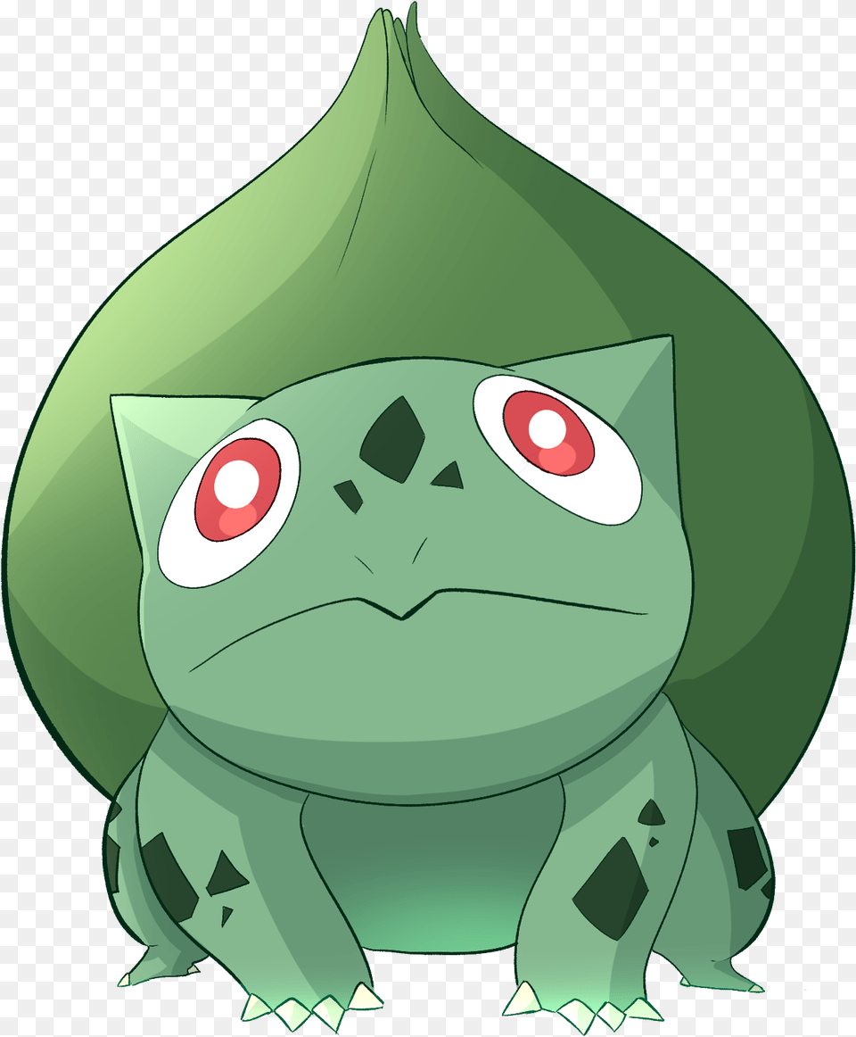 Drew A Derpy Bulbasaur And Thought You Guys Might Like It Fictional Character, Green, Animal, Fish, Shark Png