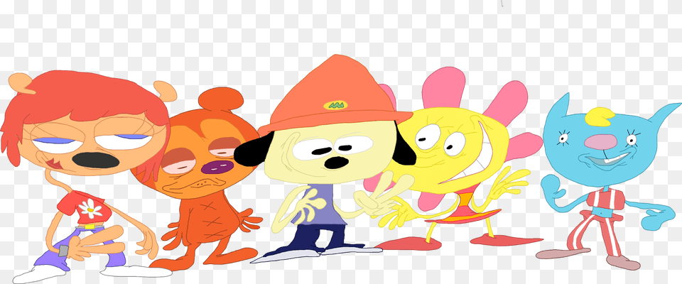 Drew All Of The Main Characters From The Parappa The, Baby, Person, Face, Head Png