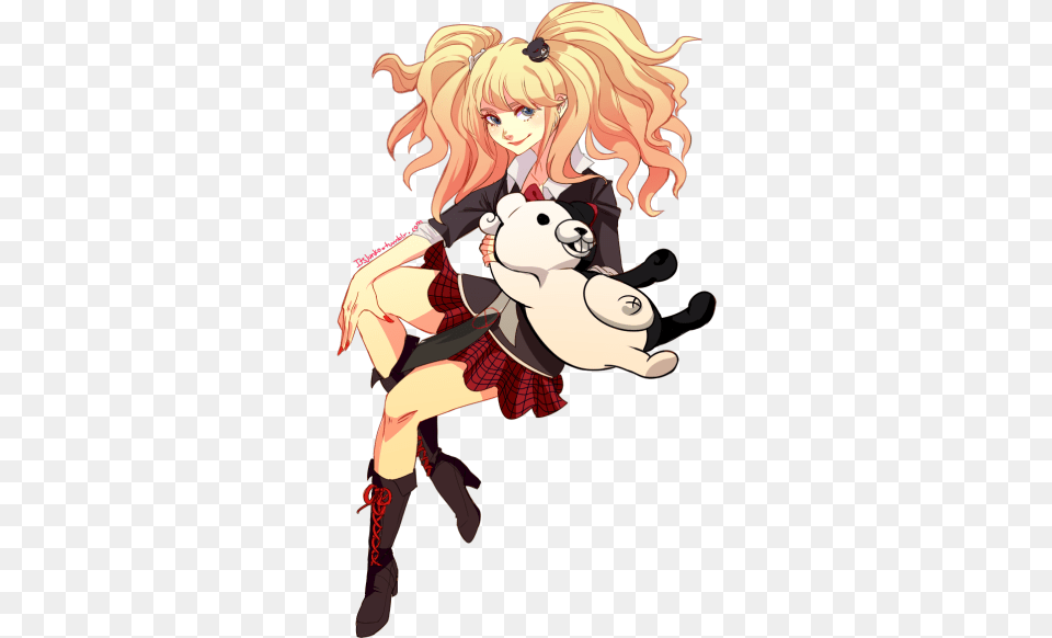 Drew And Made A Junko Enoshima Because Junko Enoshima Book, Comics, Publication, Person Free Transparent Png