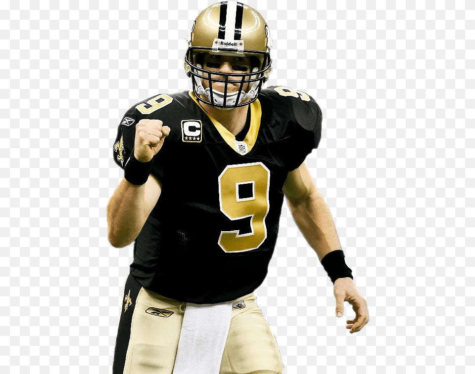 Drew Brees In Today New Orleans Saints Win, Sport, American Football, Football, Football Helmet Free Transparent Png
